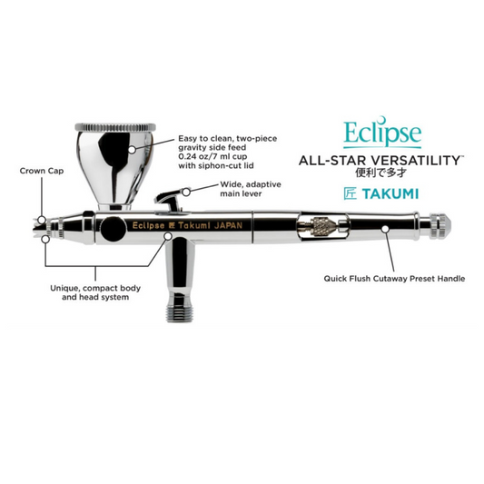 Iwata HP.SBST Eclipse Takumi Side Feed Airbrush