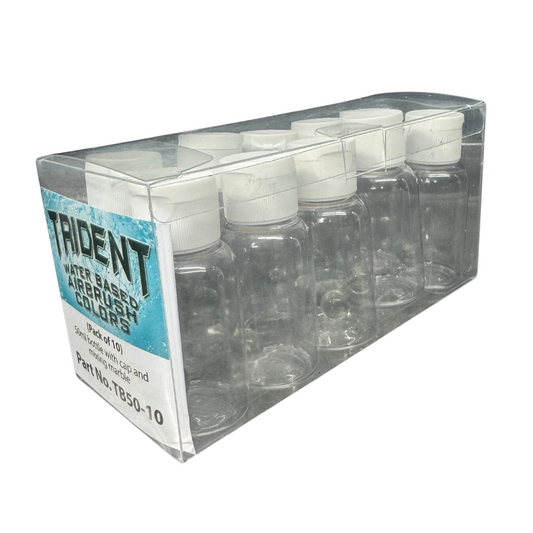 TB50-10 Trident 50 ml Empty Bottle Set