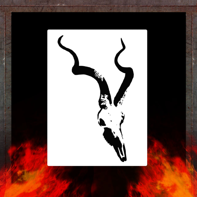 Animal Skull 4 - Airshot Stencils