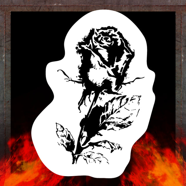 Flower 10 - Airshot Stencils