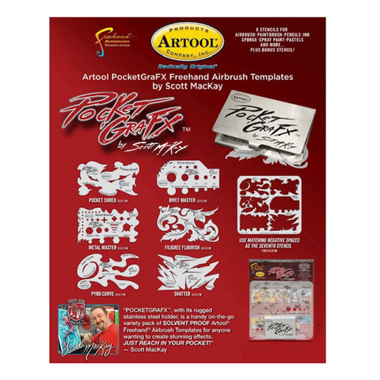 PGFX1 Pocket GraFX Freehand Template Set by Scott MacKay