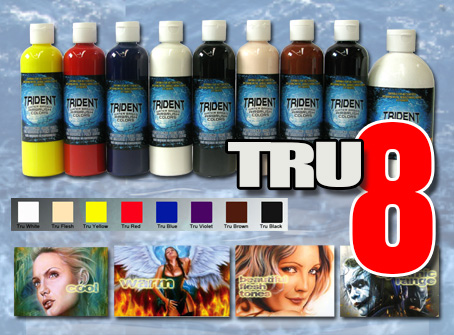 Buy Trident Airbrush Paint  Water Based Airbrush Paint Set