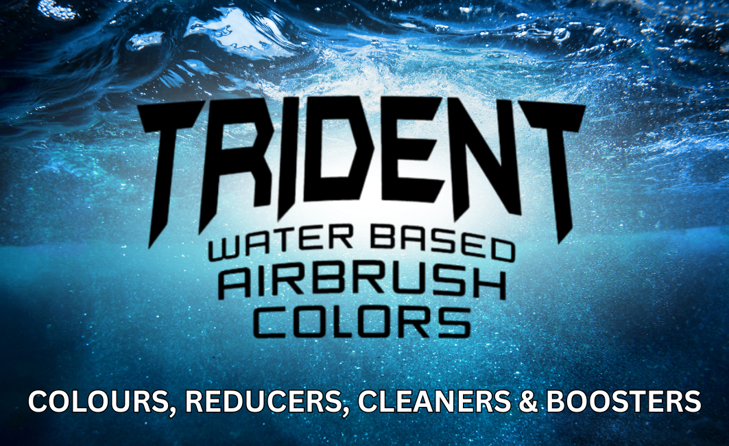 Trident Airbrush Colours, Reducers, Cleaners and Boosters