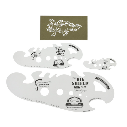 FH.7BLM The Big Shield Special Edition Artool Stencil Set by Gabe McCubbin (Set Of 4)