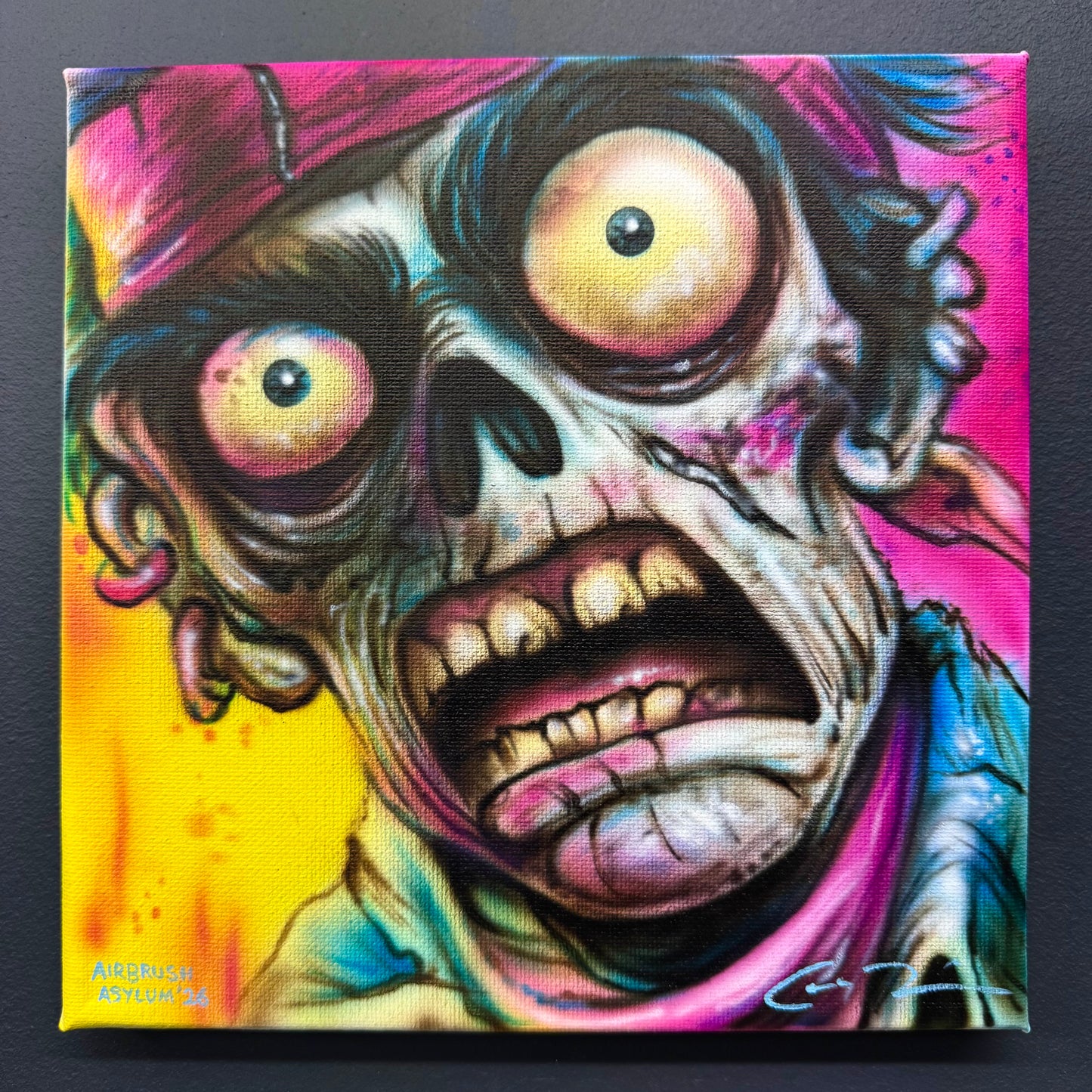 Airbrushed Zombie Artwork As Seen On The Livestream Wednesday 28th January 2026