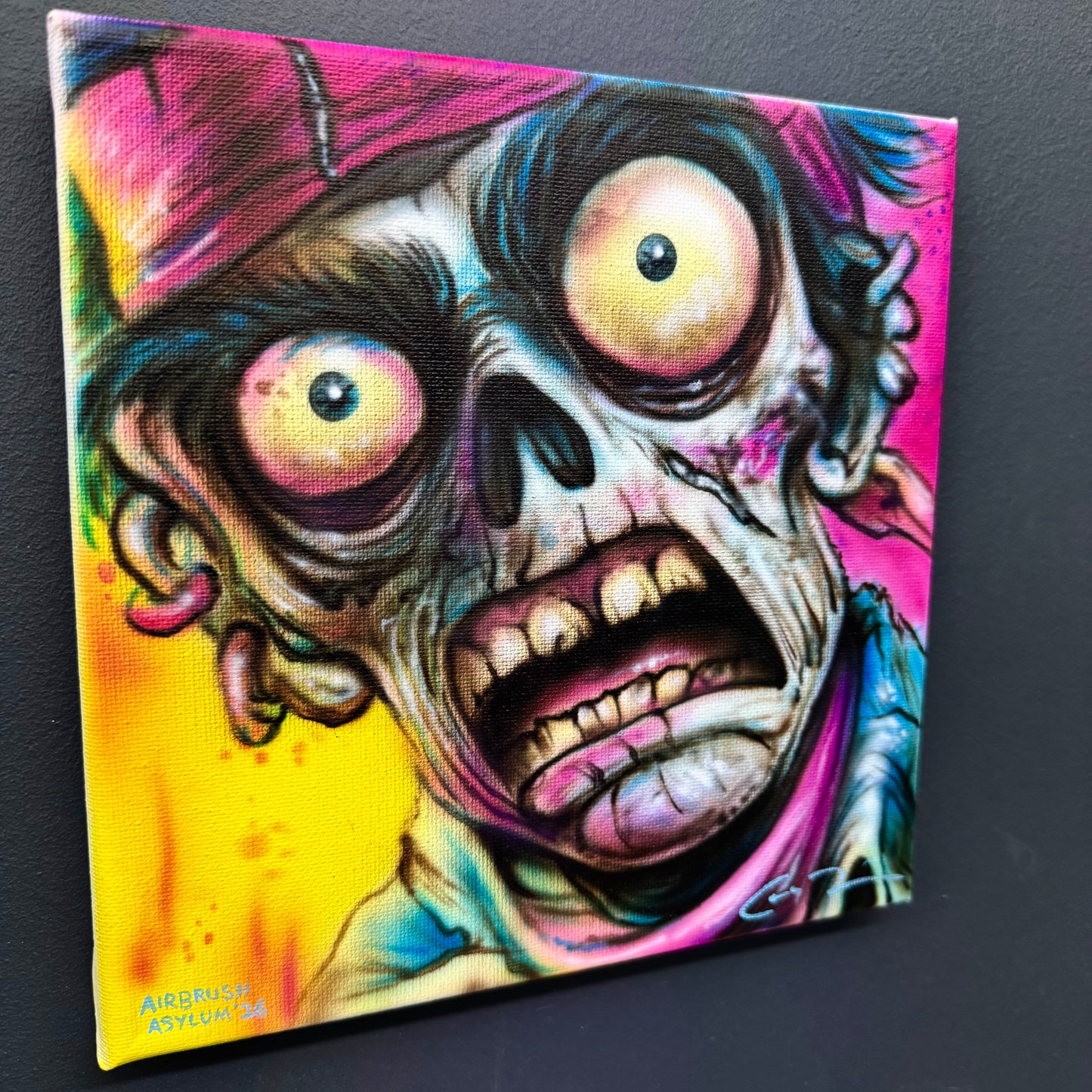 Airbrushed Zombie Artwork As Seen On The Livestream Wednesday 28th January 2026