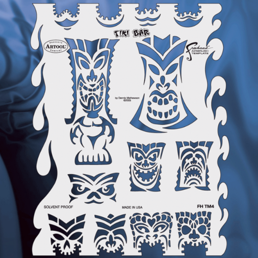 FH.TM4 Tribal Bar Artool Template, by Dennis Mathewson 10" x 8"